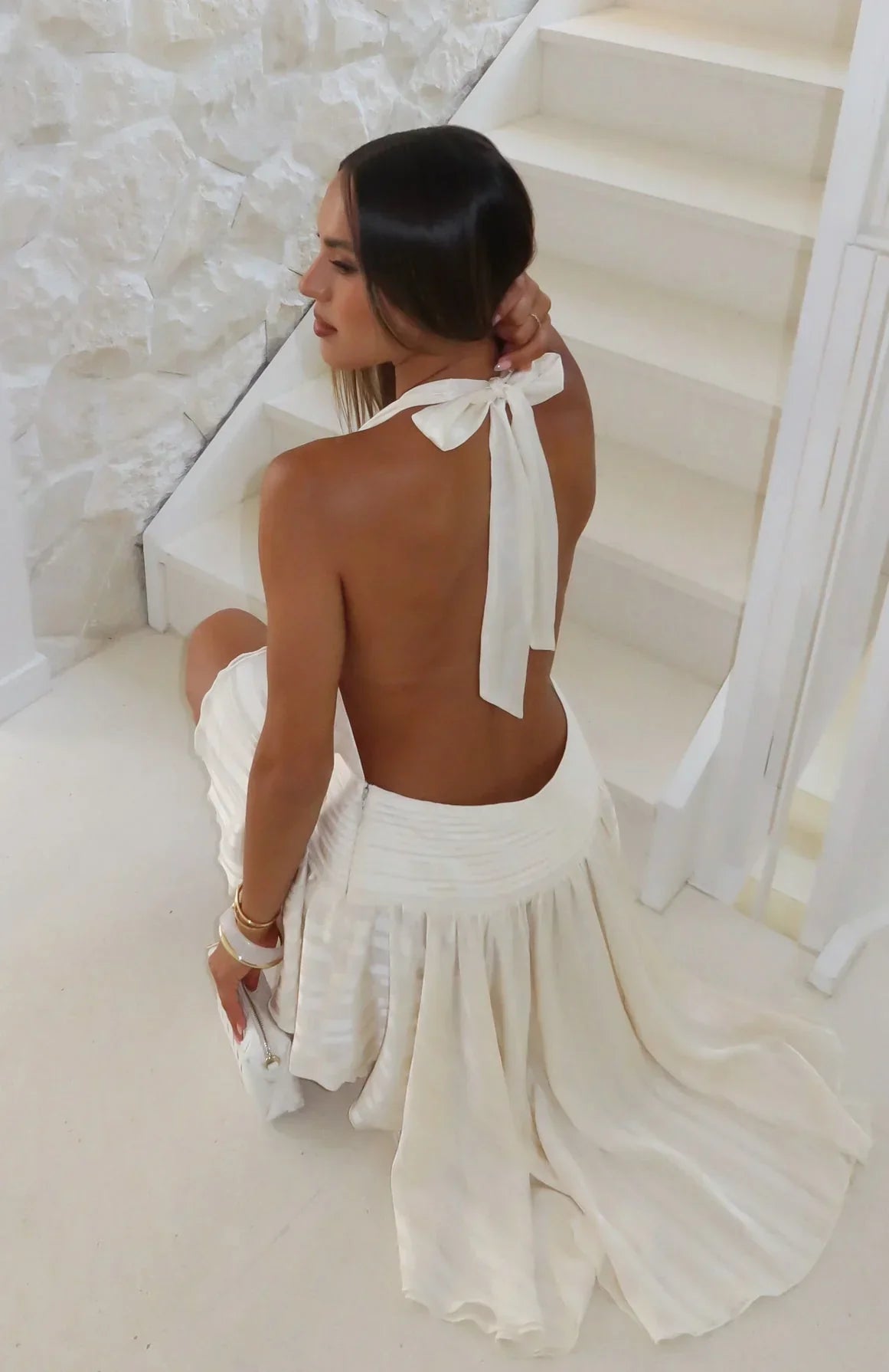 Ivory Muse Mini Dress