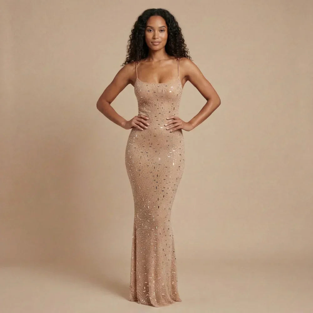 Emilia Sequin Maxi Dress