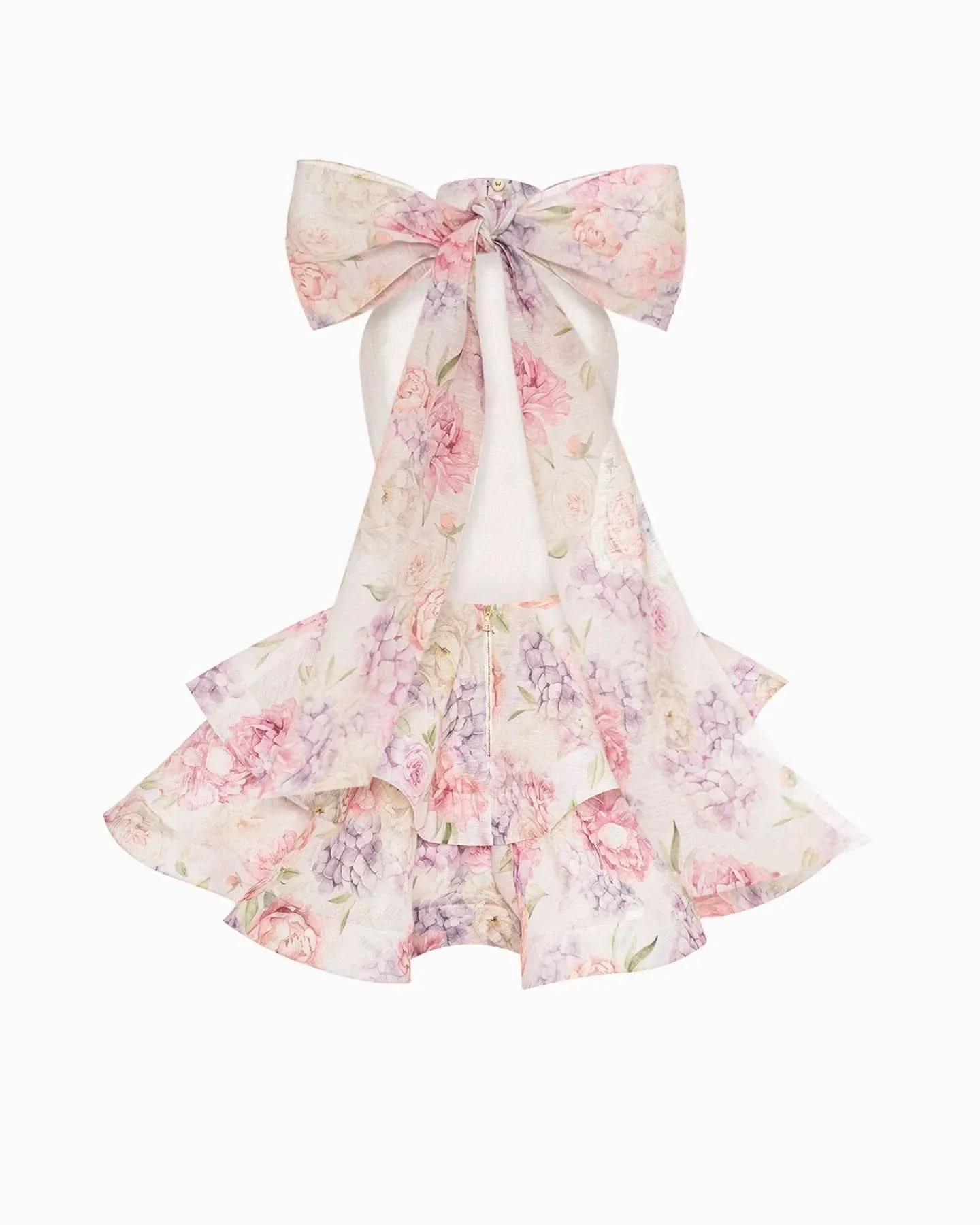 Rosetta Ruffle Mini Dress