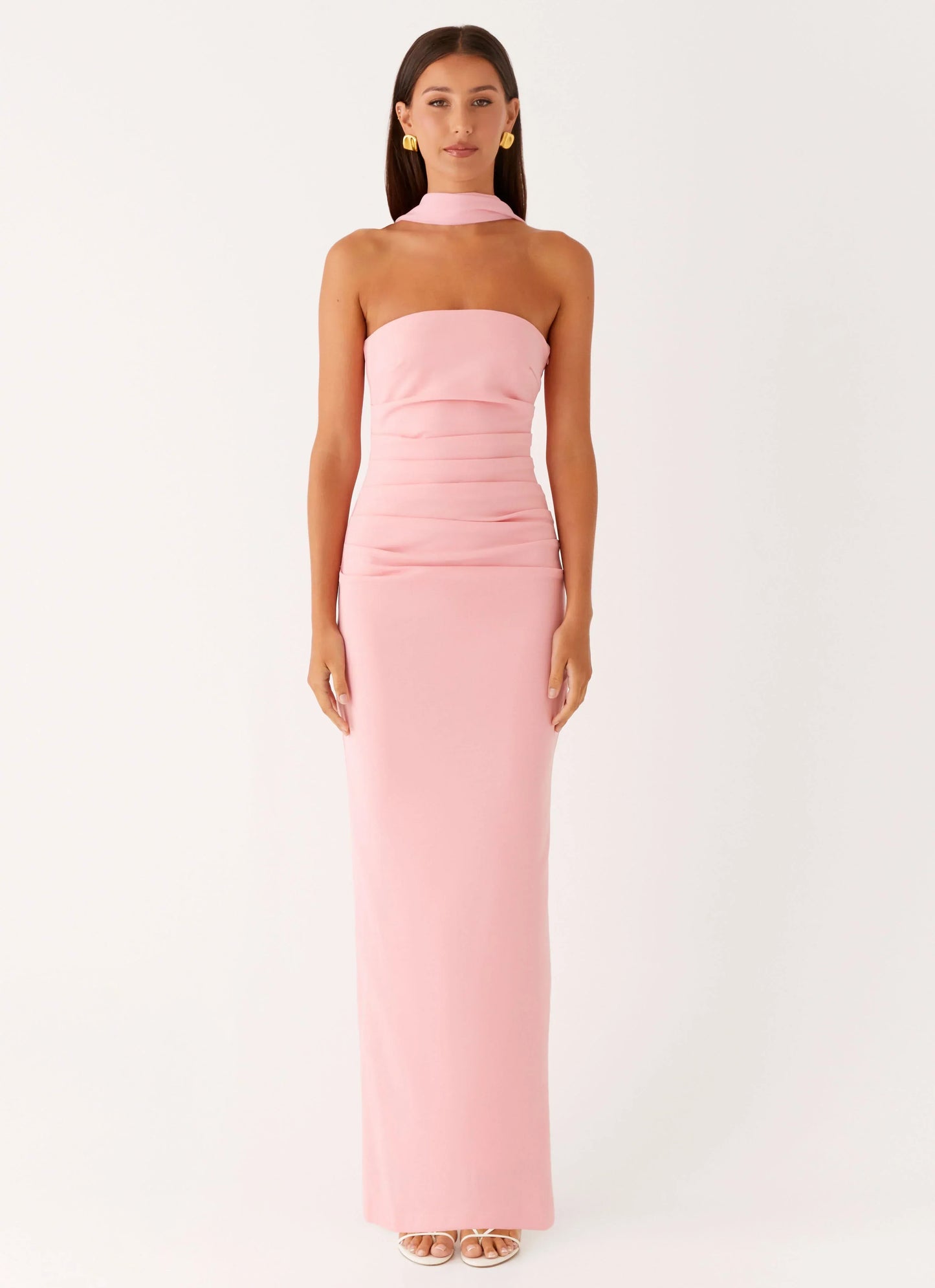 Libra Maxi Dress - Pink