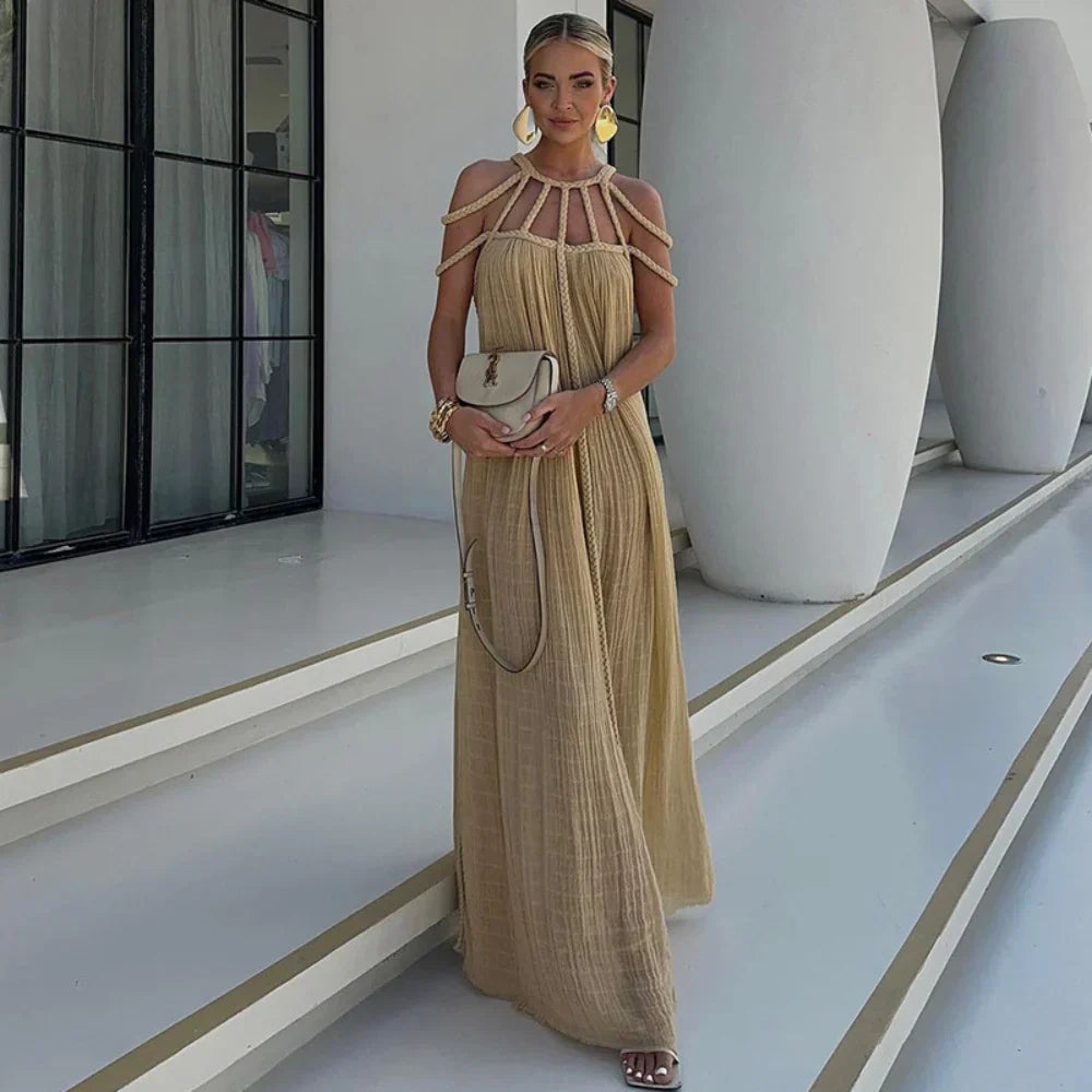 Artemis Braided Maxi Dress