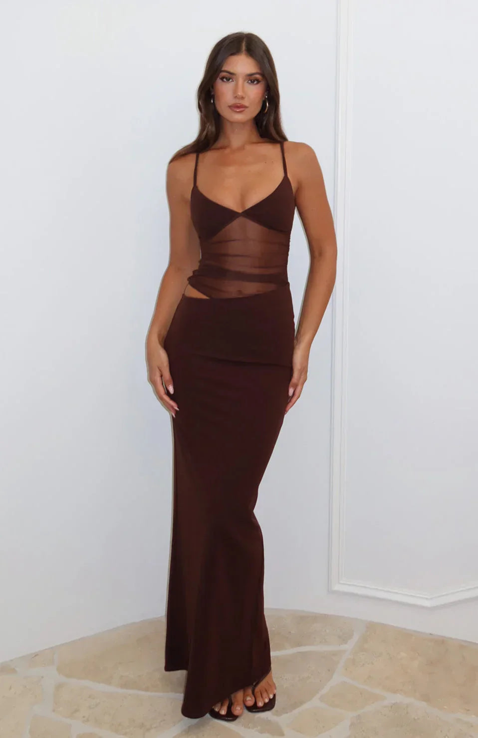 Cocoa Siren Maxi Dress