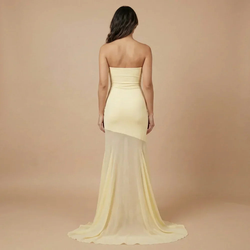 Liliana Mesh Maxi Dress
