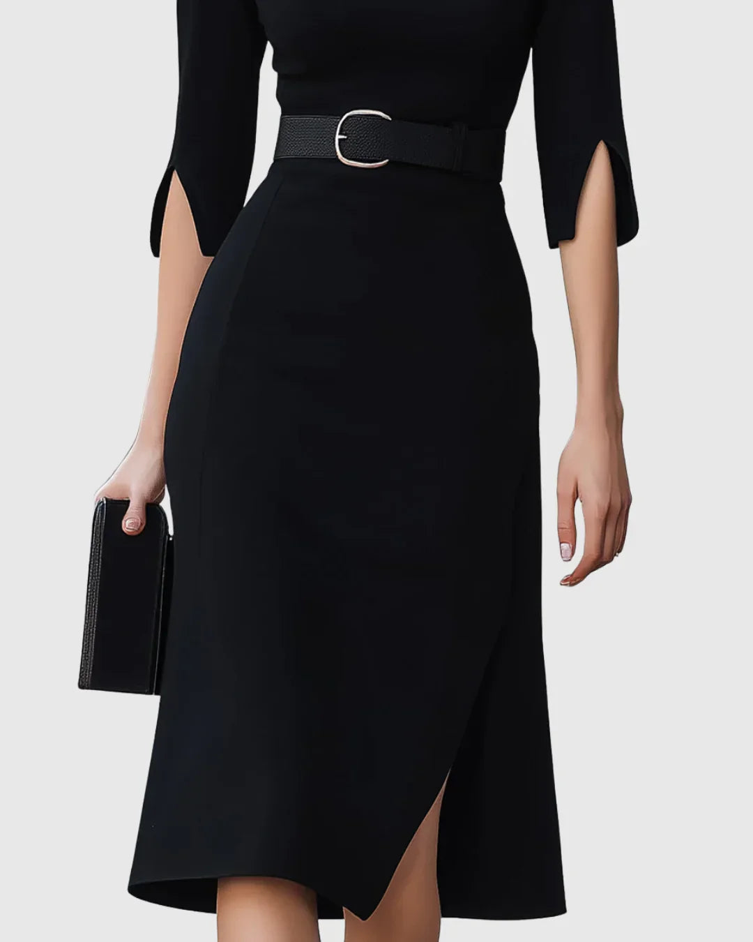Magnolia Wrap Midi Dress