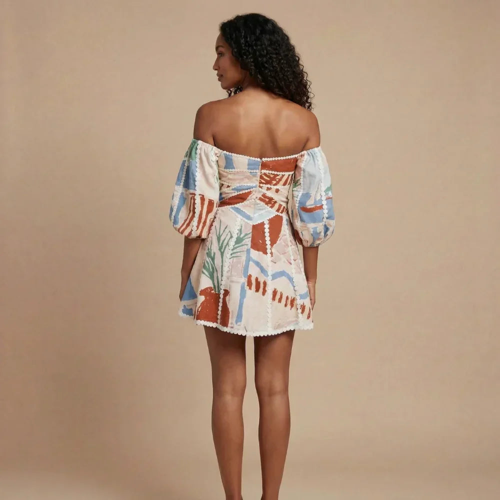 Isabelle Puff Mini Dress