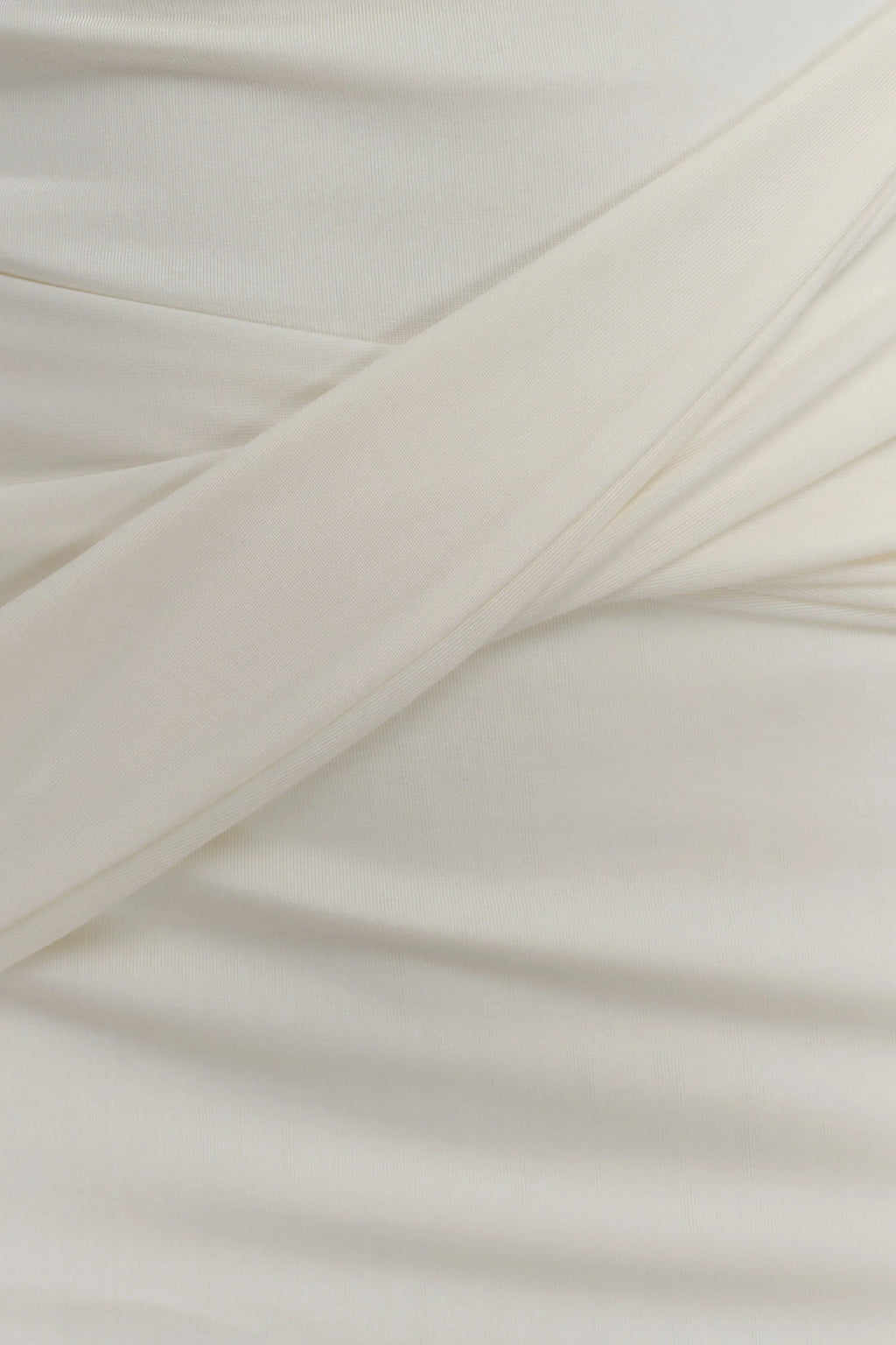 Ivory Drape Mini Dress