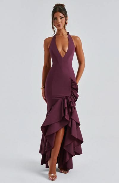 Valencia Ruffle Maxi Dress