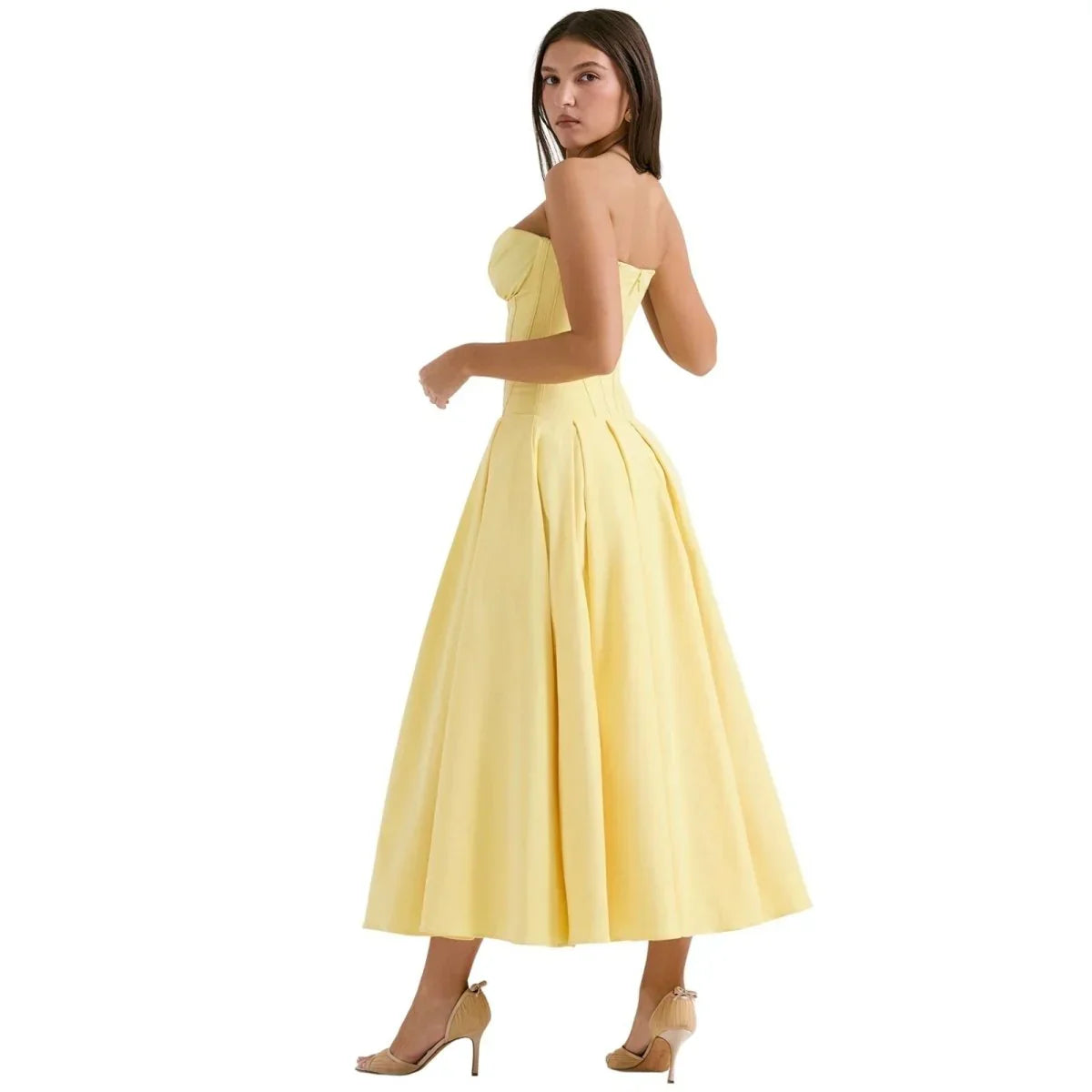 Scarlett Corset Midi Dress