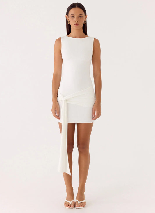 Everly Mini Dress White