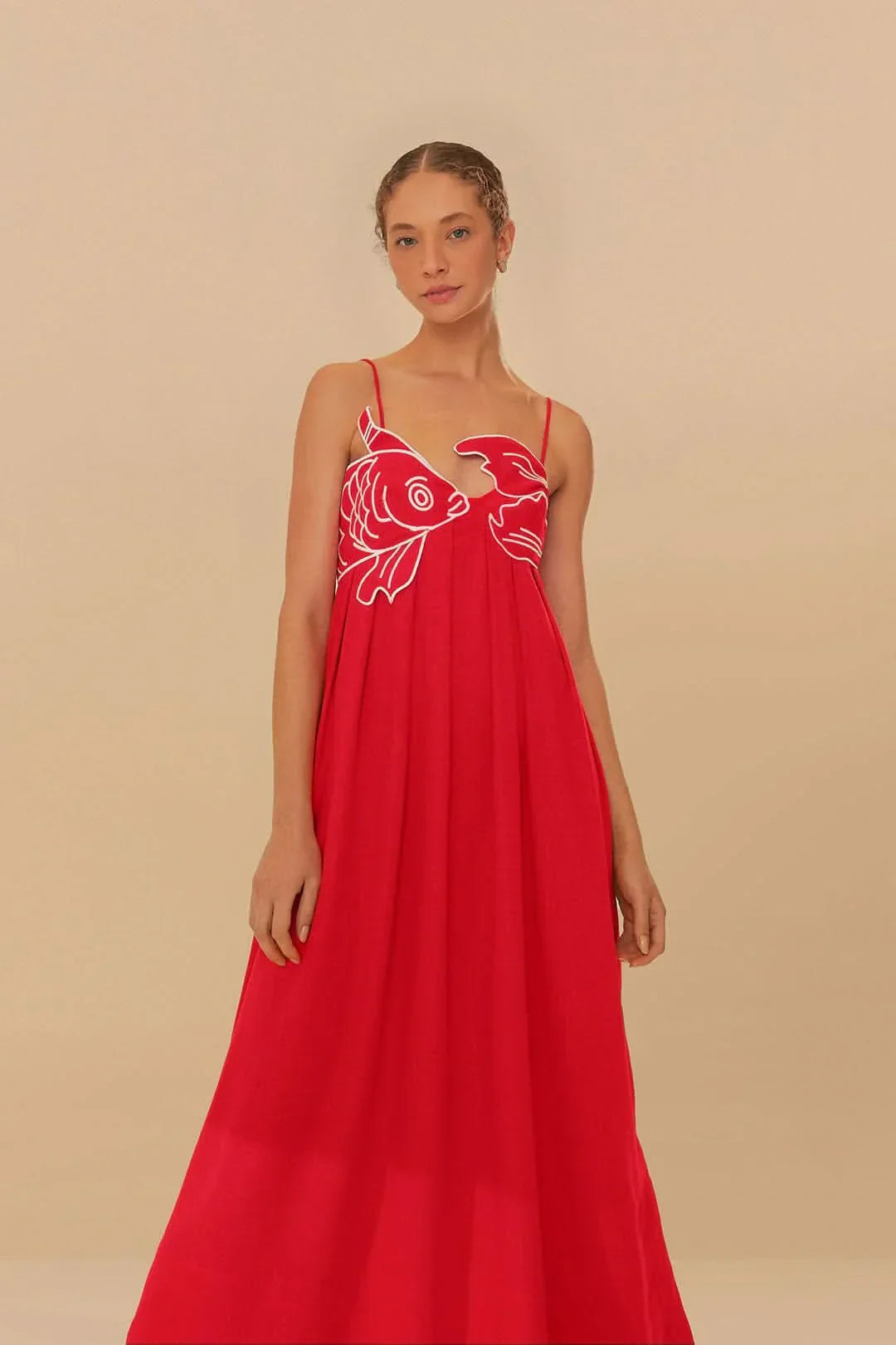 Marina Fish Maxi Dress