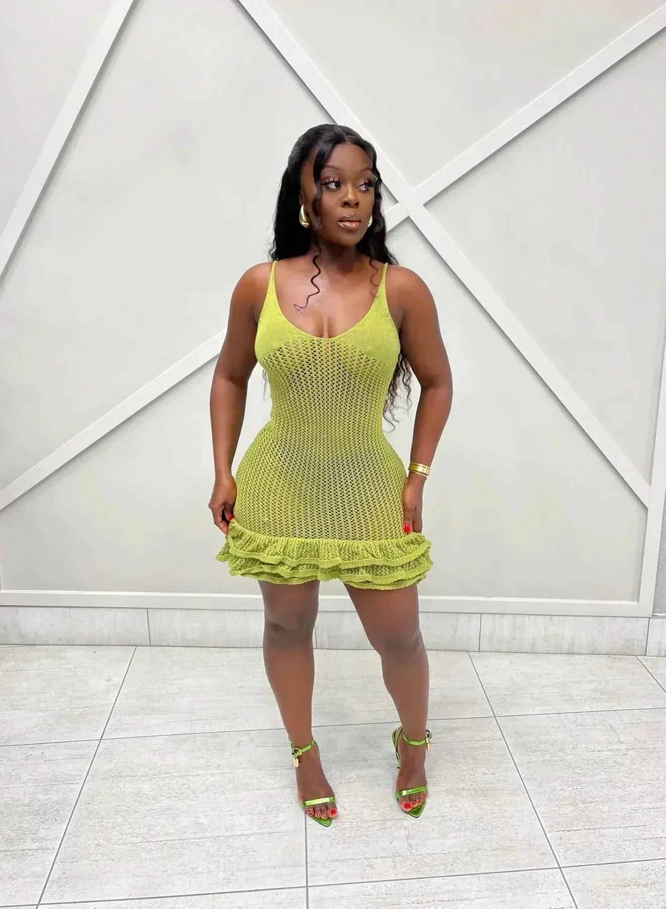 Sienna Ruffle Mini Dress
