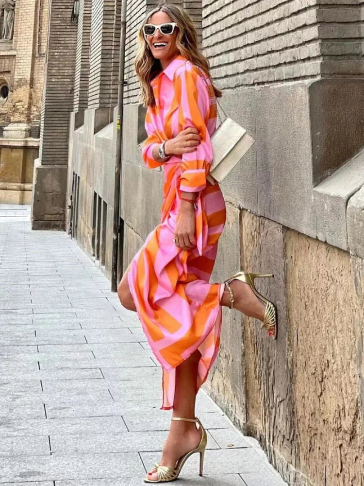 Isabella Wrap Midi Dress