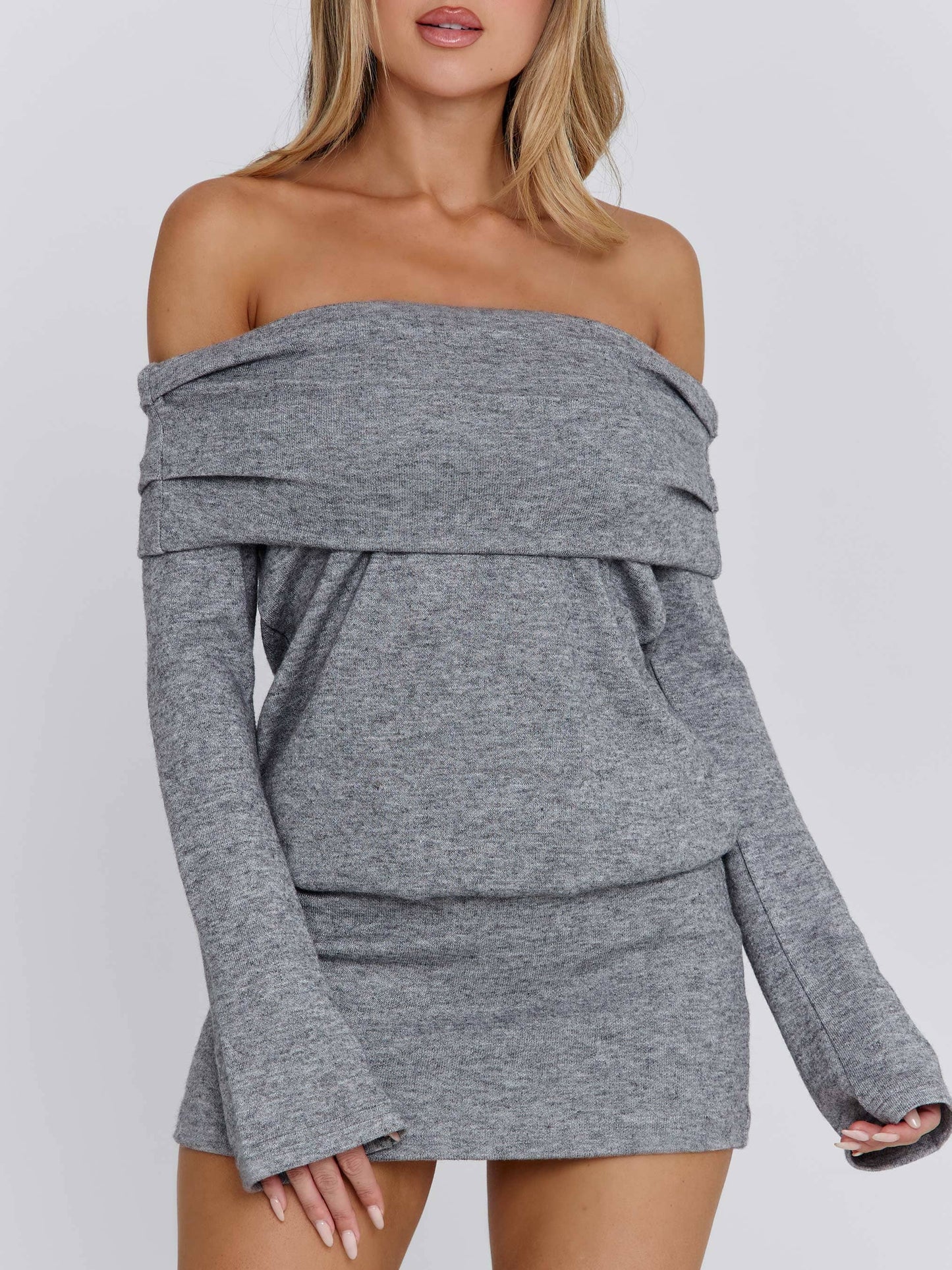 Kyola Gray Mini Dress