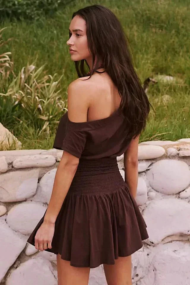 Sienna Ruffle Mini Dress