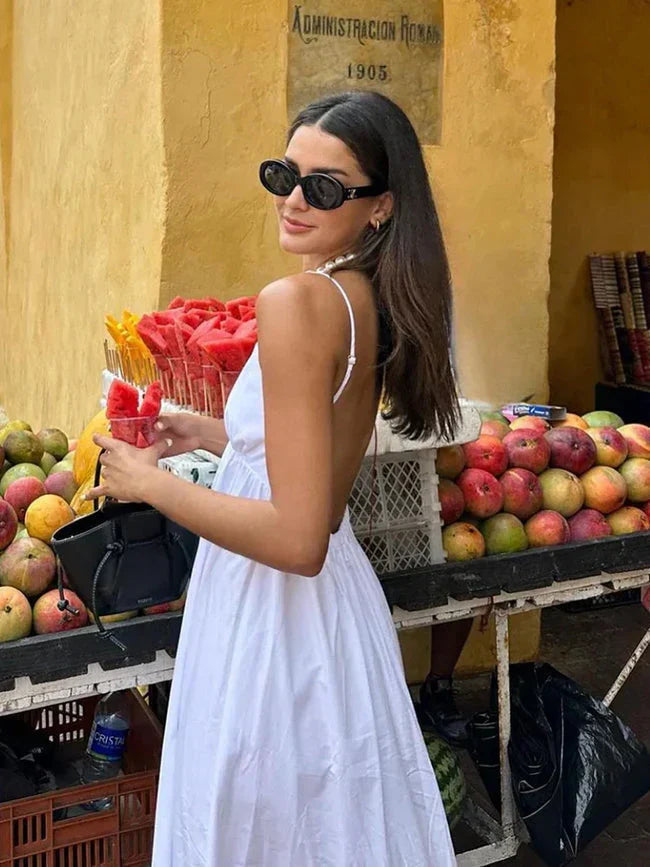 Savanna Backless Maxi Dress