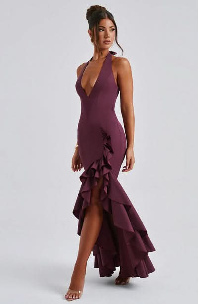 Valencia Ruffle Maxi Dress