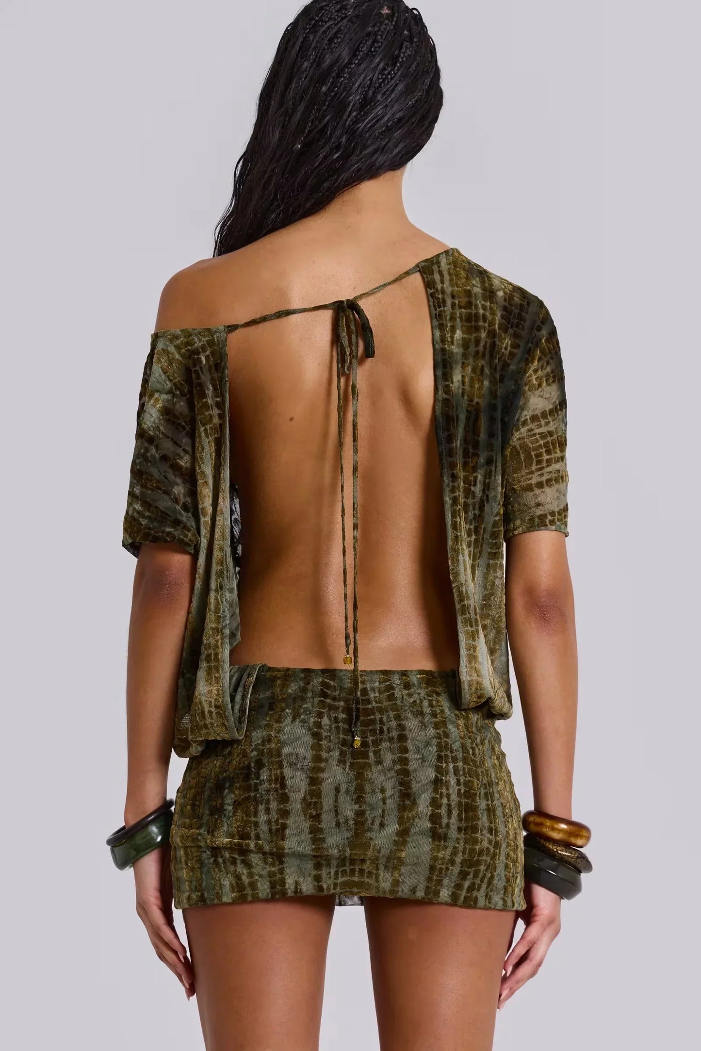 Arabella Backless Mini Dress
