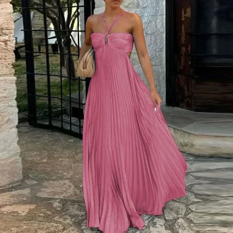 Monica Halter Maxi Dress