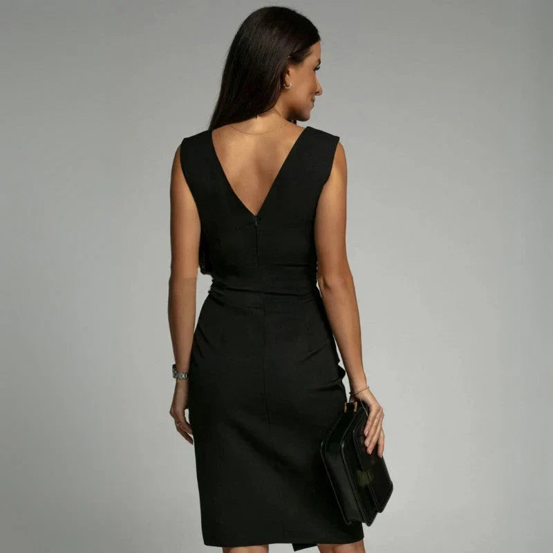 Aria Pleated Midi Dress