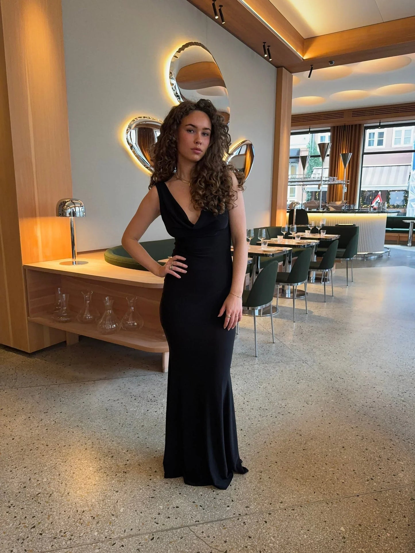 Aria Backless Maxi Dress