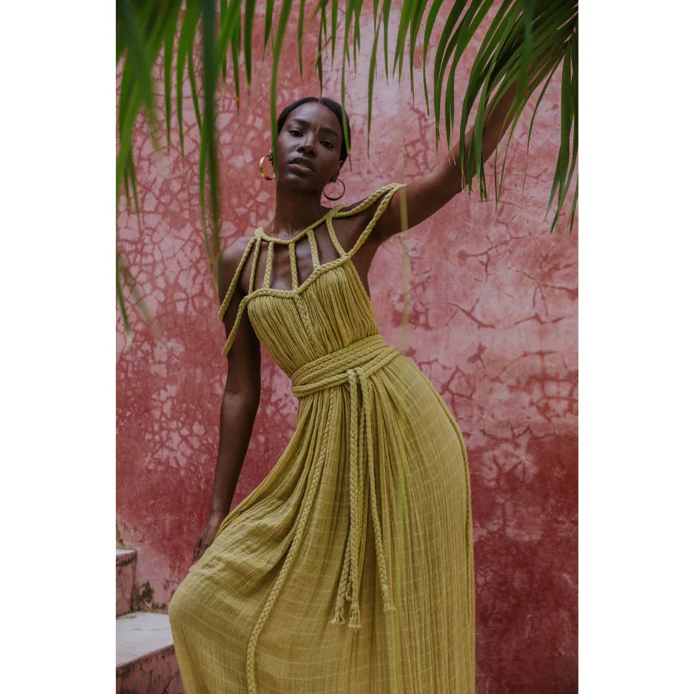 Artemis Braided Maxi Dress