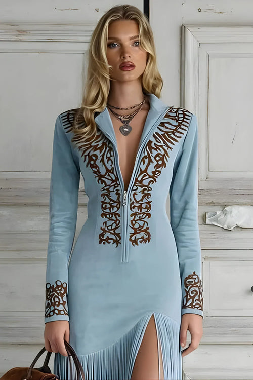 Dakota Embroidered Maxi Dress