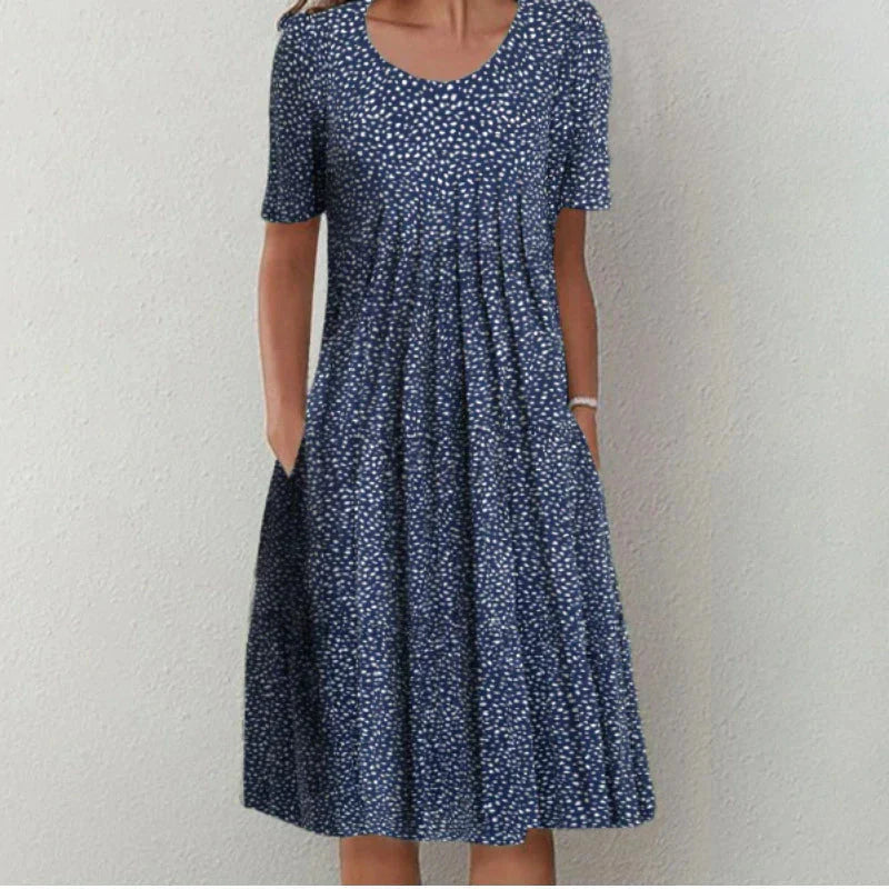 Natasha Pleated Midi Dress