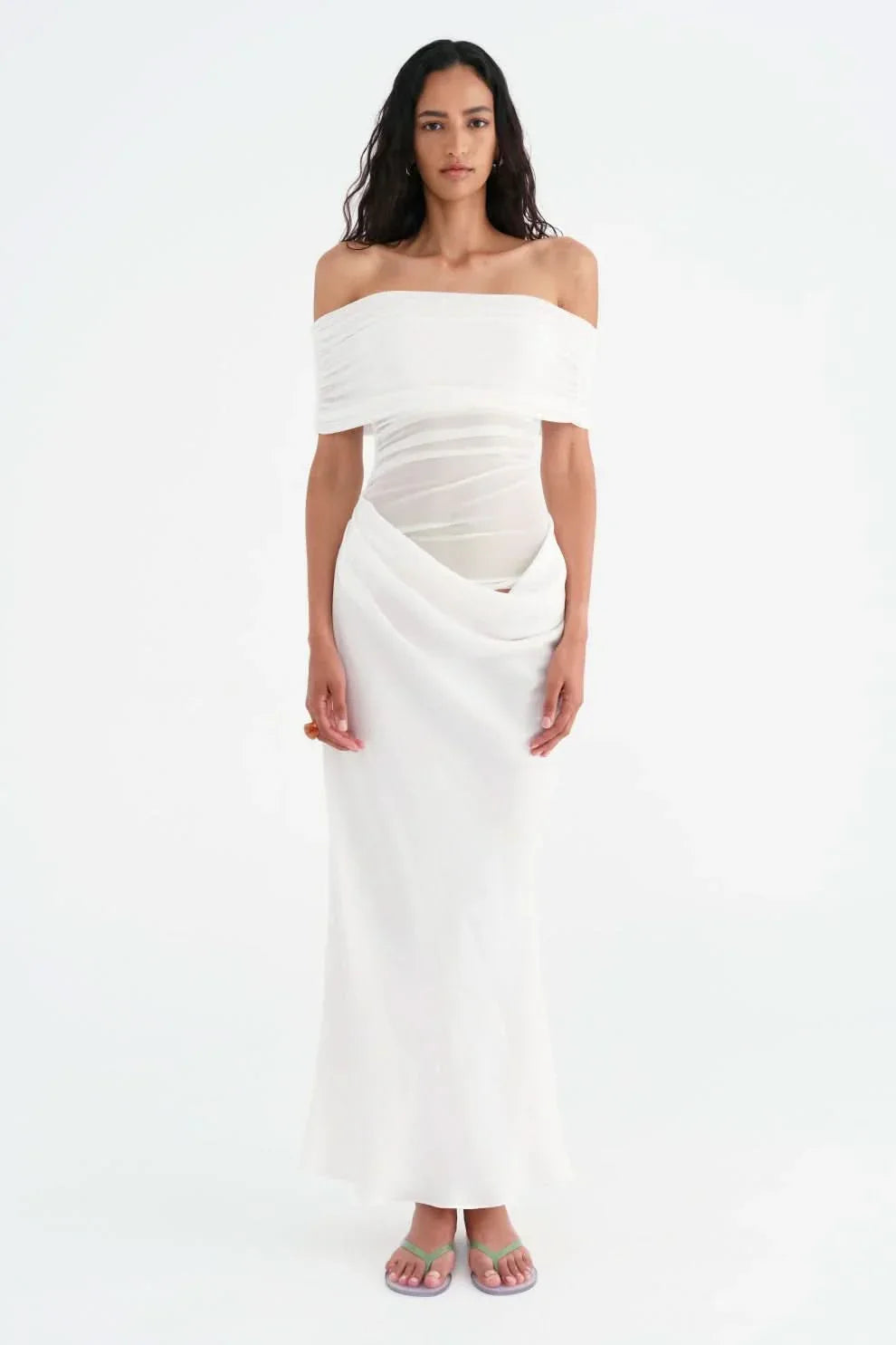 Sienna Ruched Maxi Dress