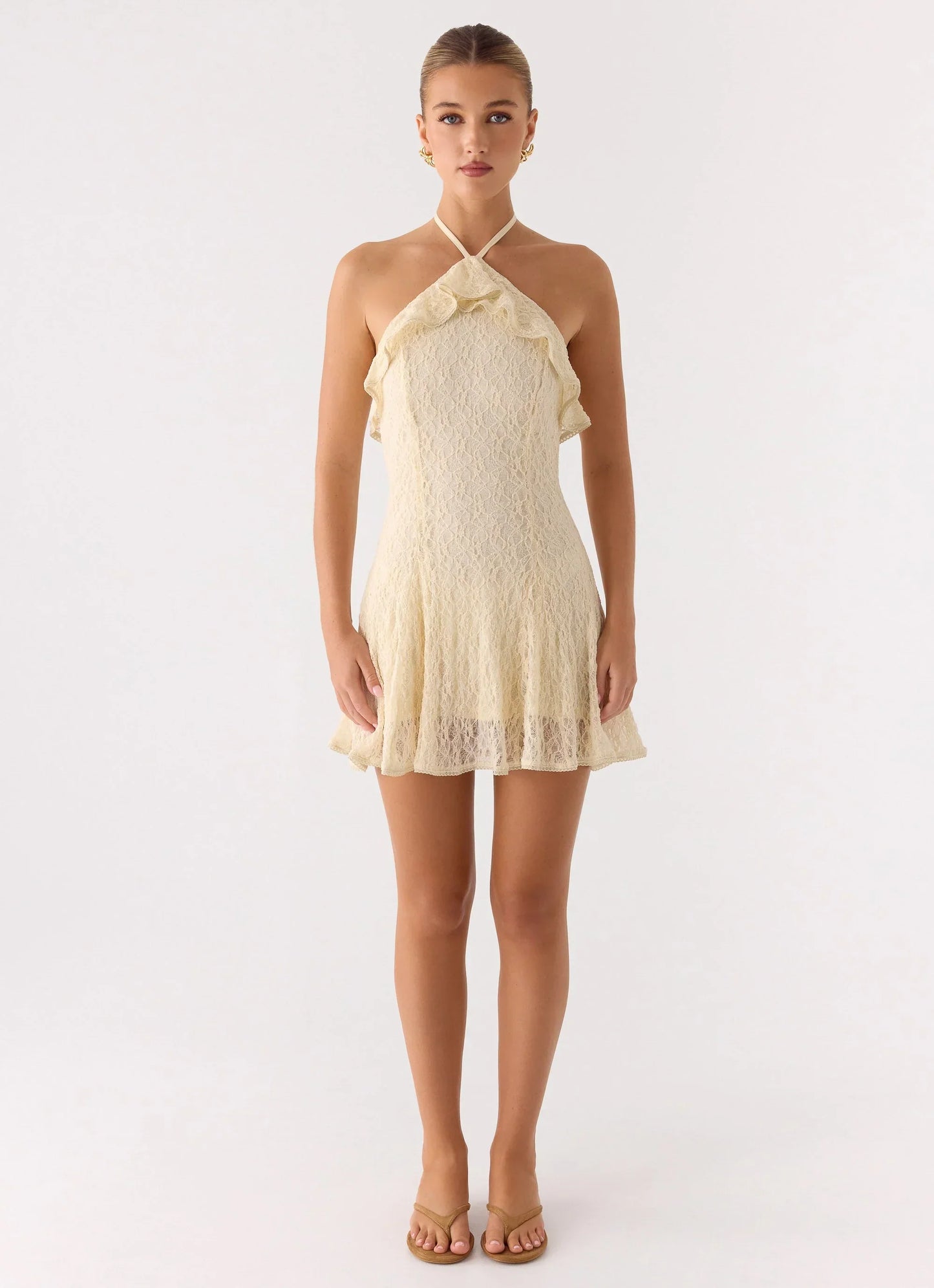 Every Second Mini Dress White