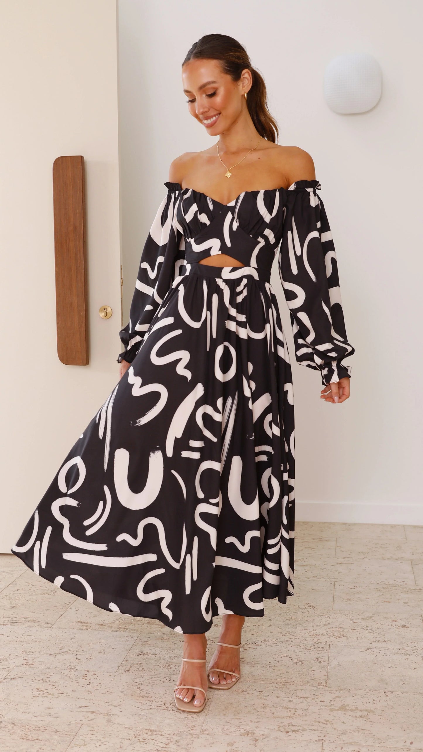 Valentina Abstract Maxi Dress