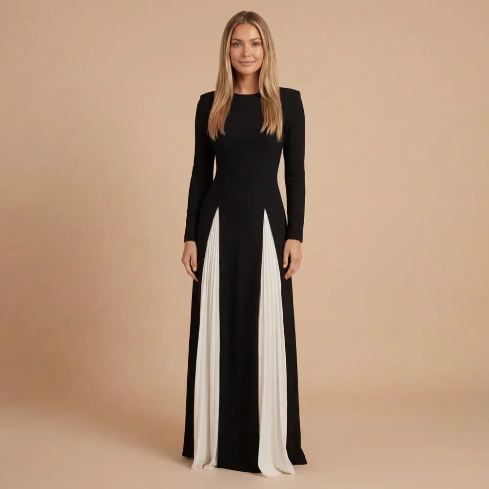 Isabella Pleated Maxi Dress