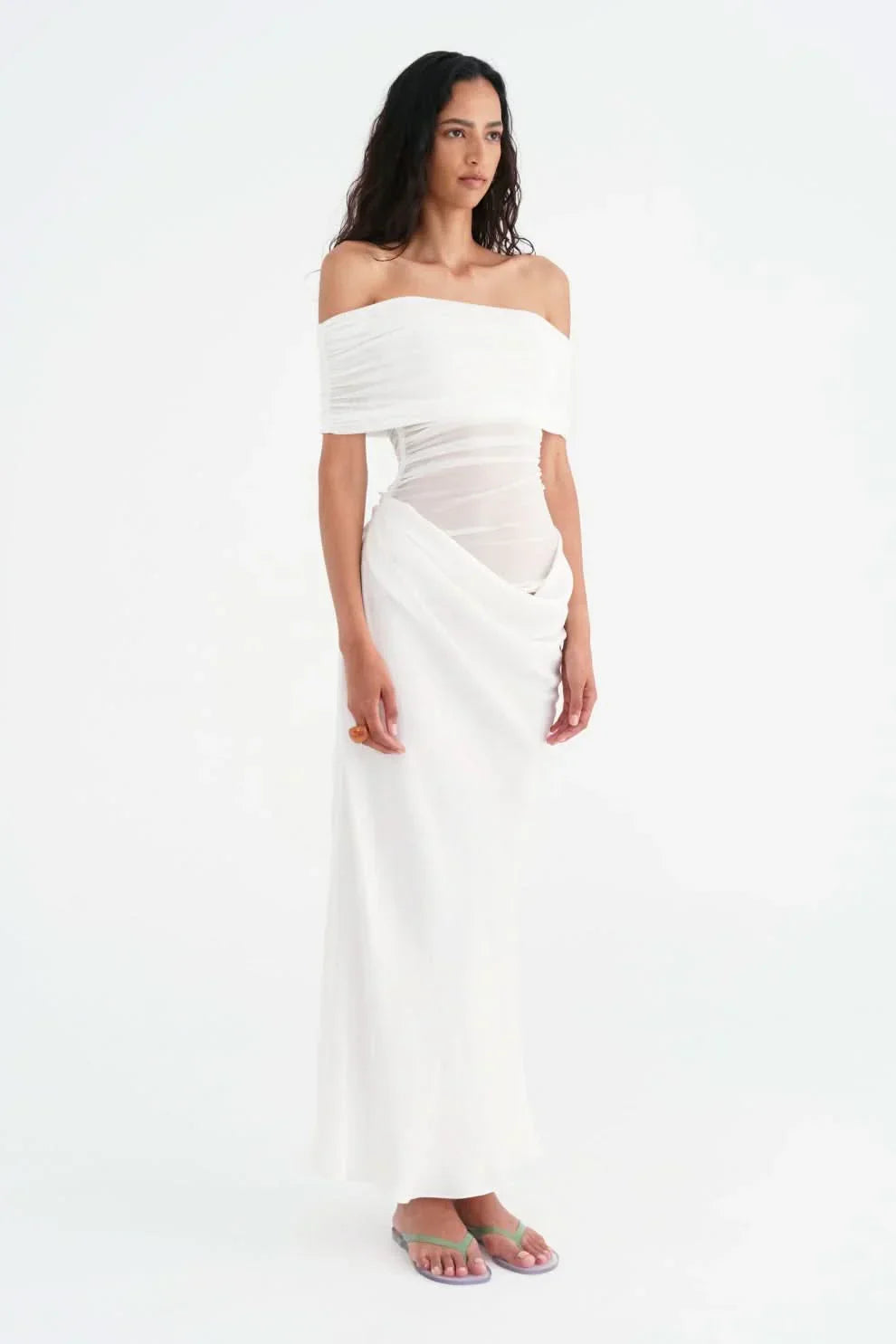 Sienna Ruched Maxi Dress