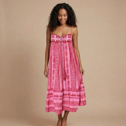 Sienna Smocked Midi Dress