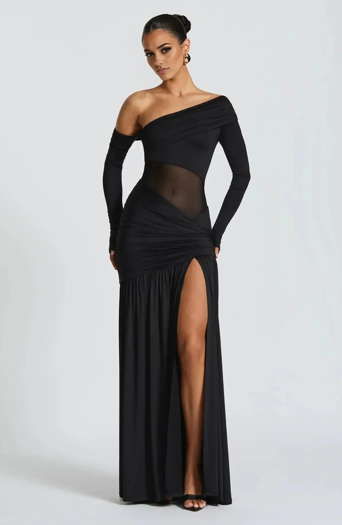 Sienna Ruched Maxi Dress