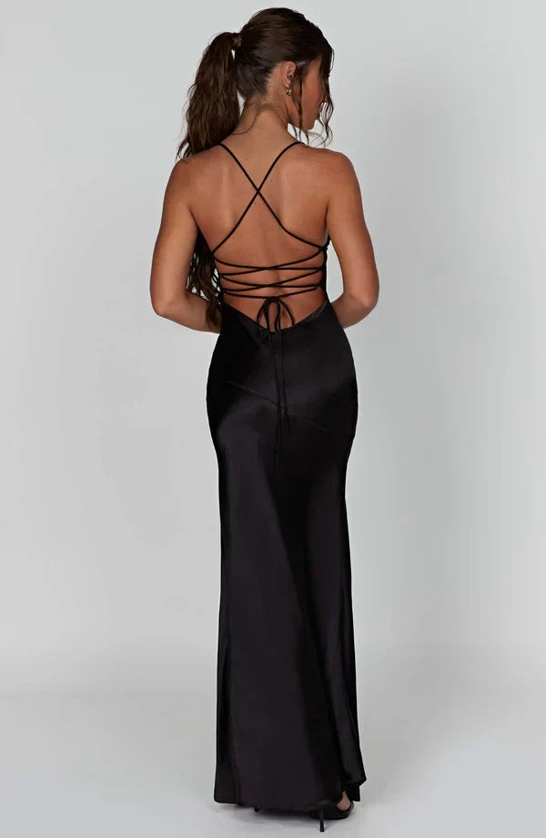 Scarlett Satin Maxi Dress