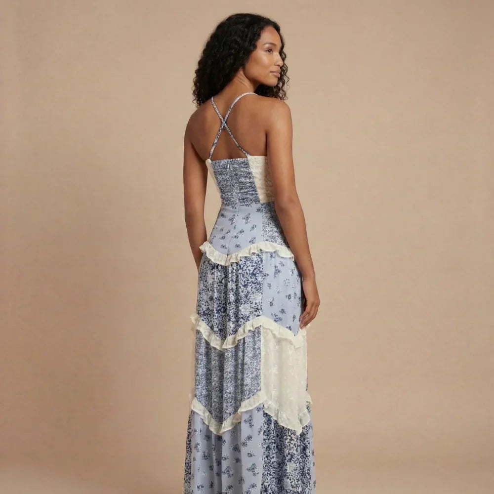 Rosemary Ruffled Maxi Dress