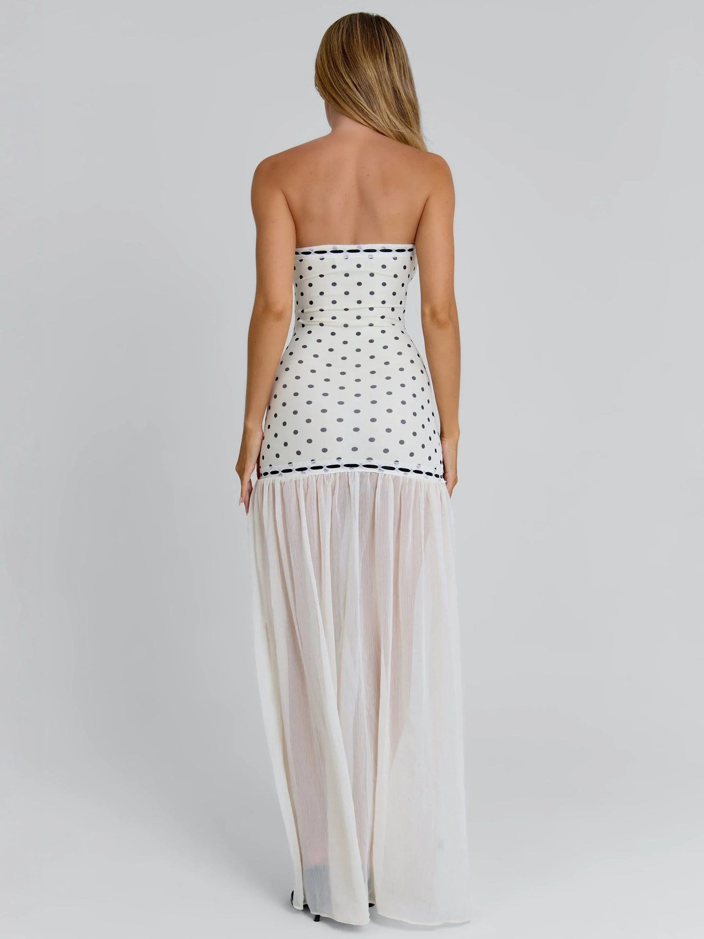Giana Polka Maxi Dress