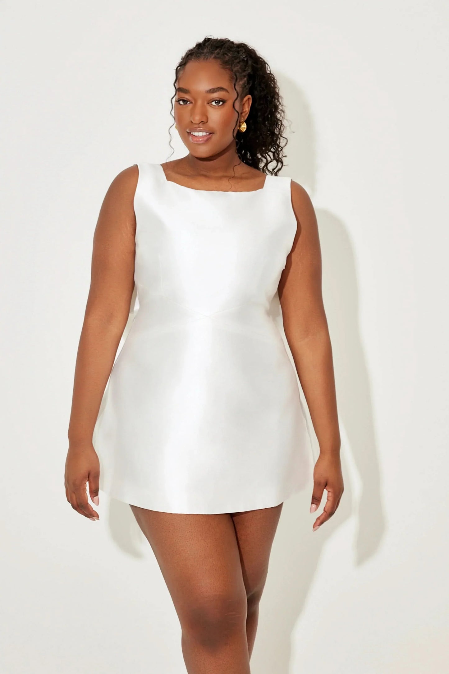 Emilia Bow Mini Dress