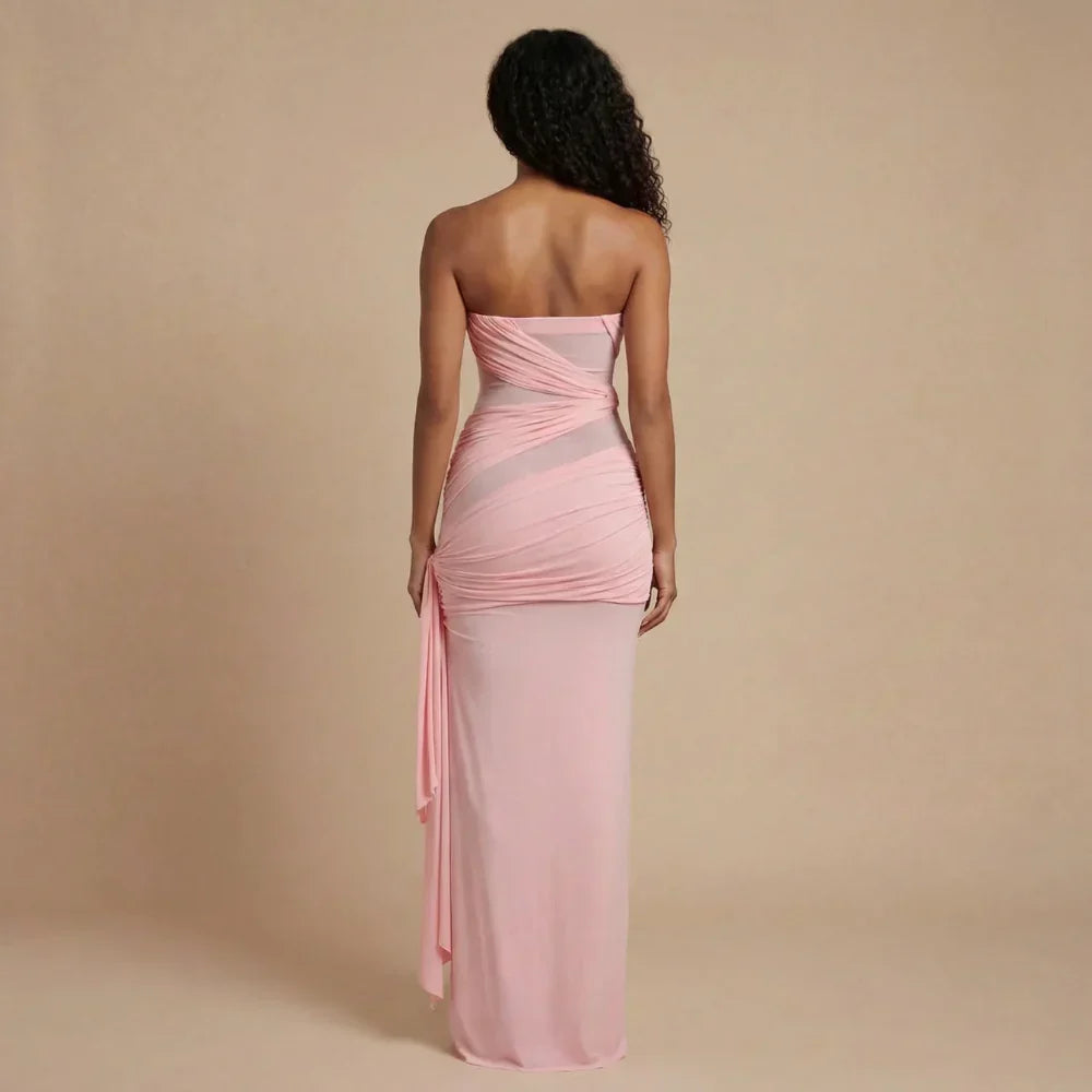 Avery Ruched Maxi Dress