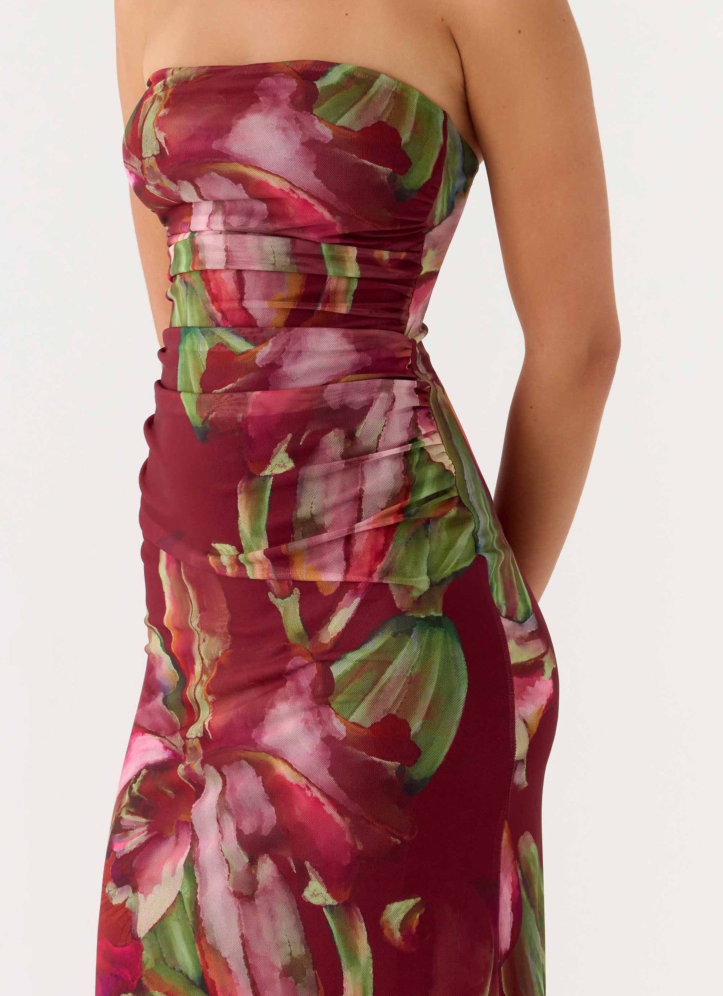 Iroha Strapless Maxi Dress Cuba