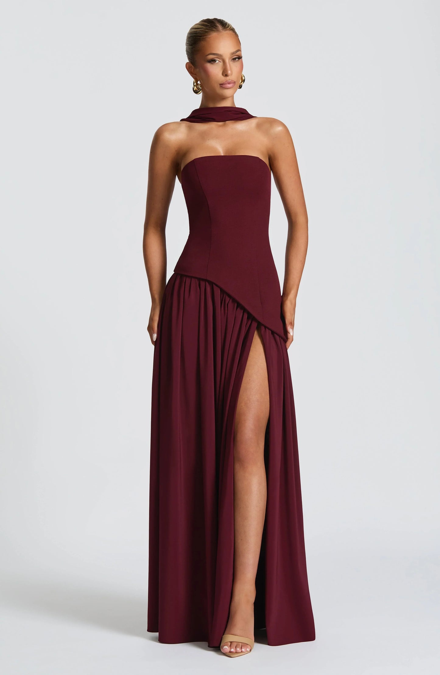 Isadora™ | Chic Slit Maxi Dress