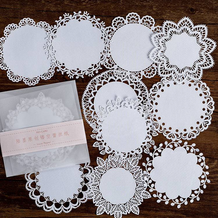 Whispers Breeze Hollow Lace Scrapbook Paper